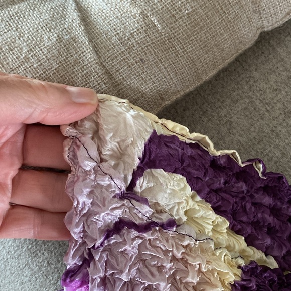 Y2K popcorn/bubble shirt one size pink purple yellow. - Picture 10 of 10